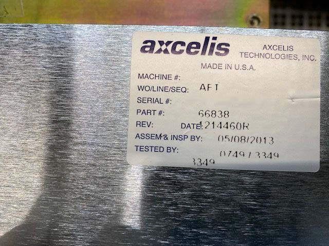 Photo Used EATON NOVA / AXCELIS Spare parts for Optima HD For Sale