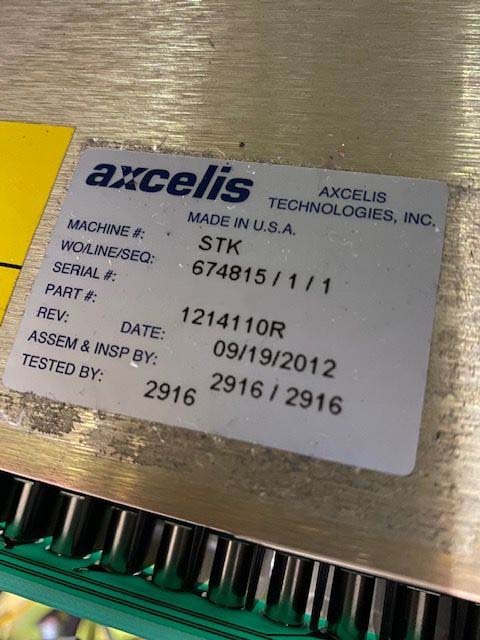 Photo Used EATON NOVA / AXCELIS Spare parts for Optima HD For Sale