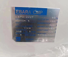 圖為 已使用的 EBARA EPO-222T 待售