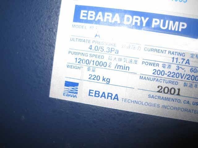 圖為 已使用的 EBARA A10S 待售