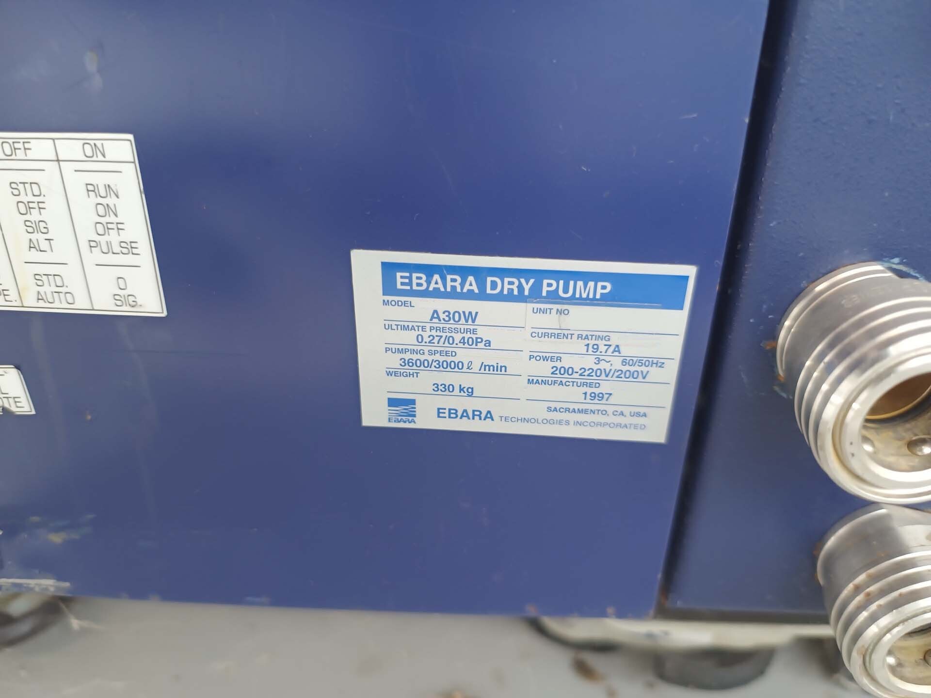 사진 사용됨 EBARA A30W 판매용