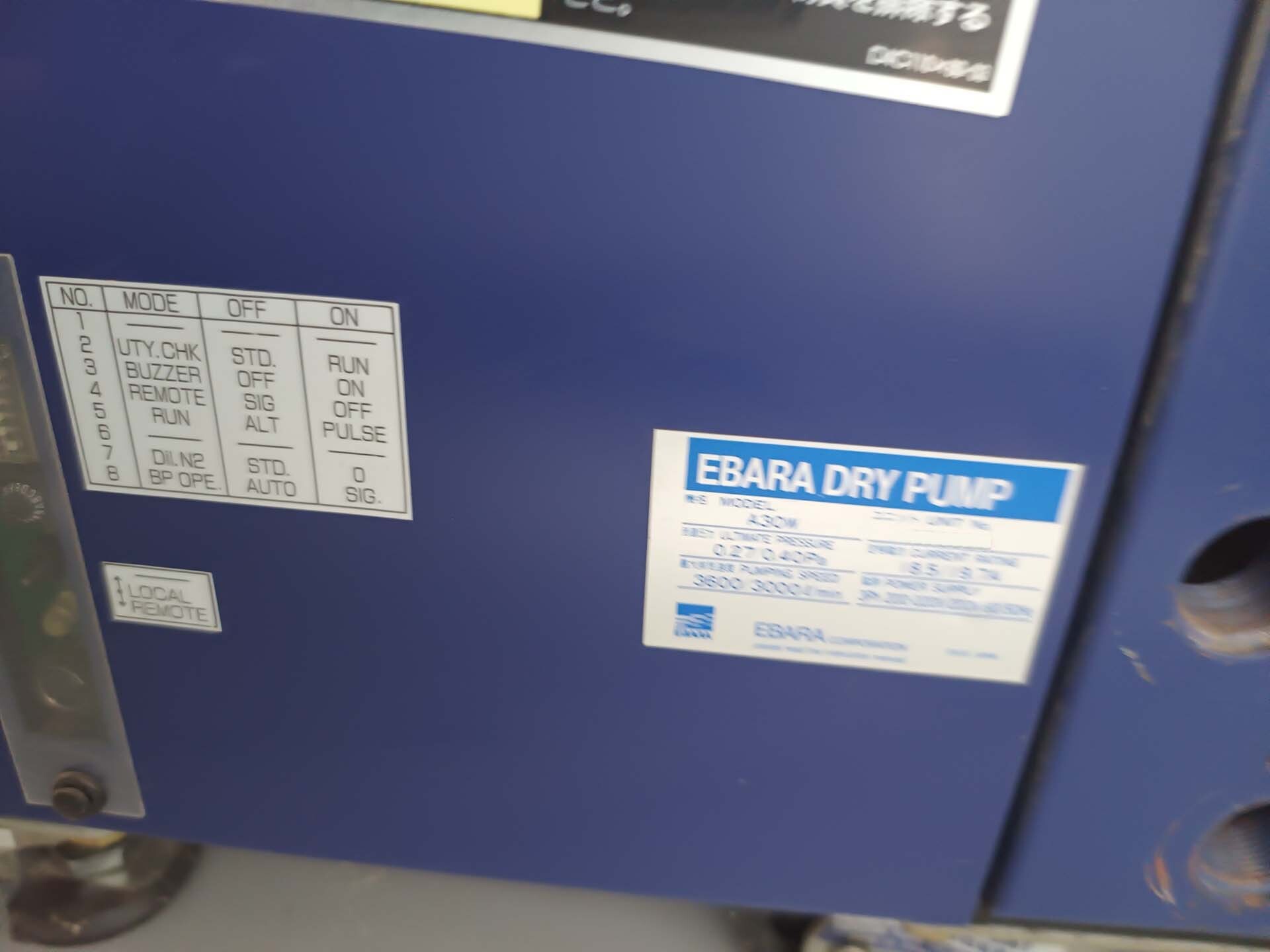 사진 사용됨 EBARA A30W 판매용