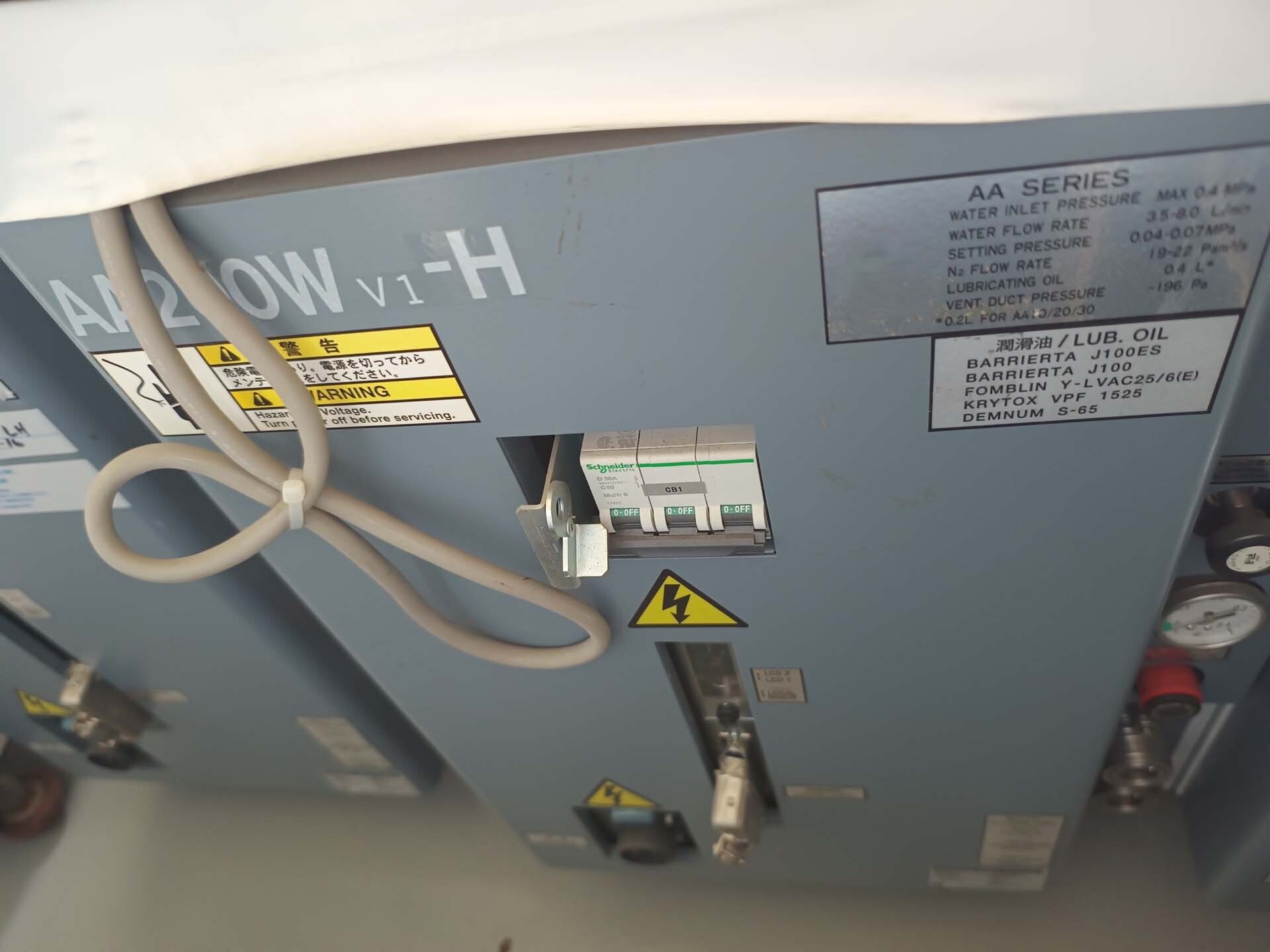 Photo Used EBARA AA200W For Sale