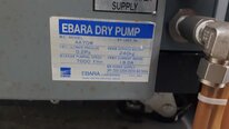 Photo Used EBARA AA70W For Sale