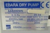 Photo Used EBARA AAS200WN For Sale