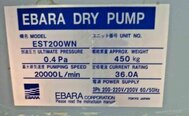 圖為 已使用的 EBARA EST 200WN 待售