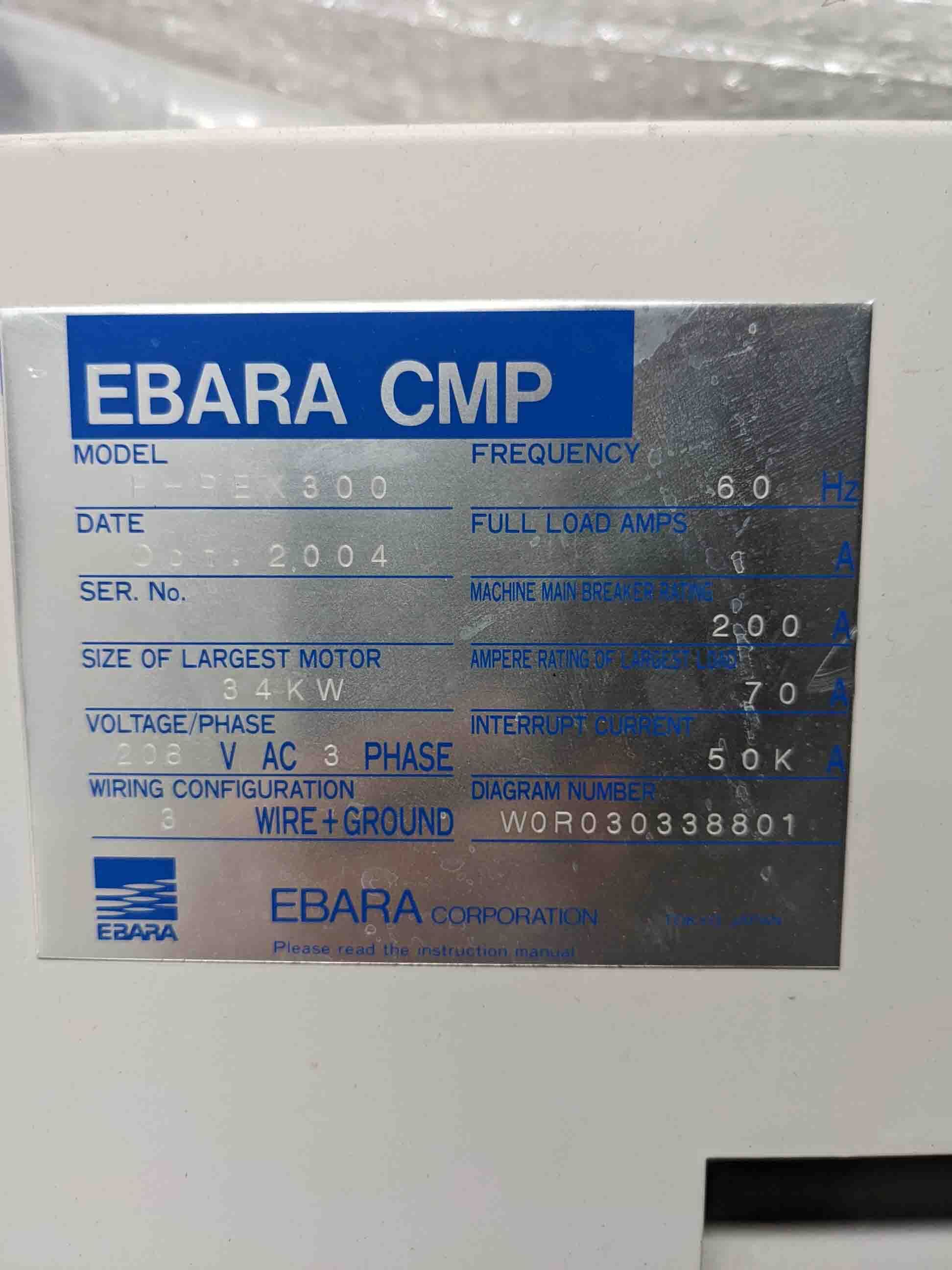 Photo Used EBARA Frex 300 For Sale