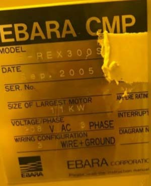 圖為 已使用的 EBARA Frex 300S 待售
