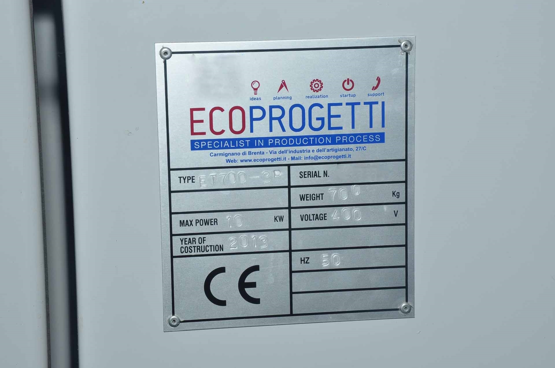 사진 사용됨 ECOPROGETTI ET700-3B 판매용