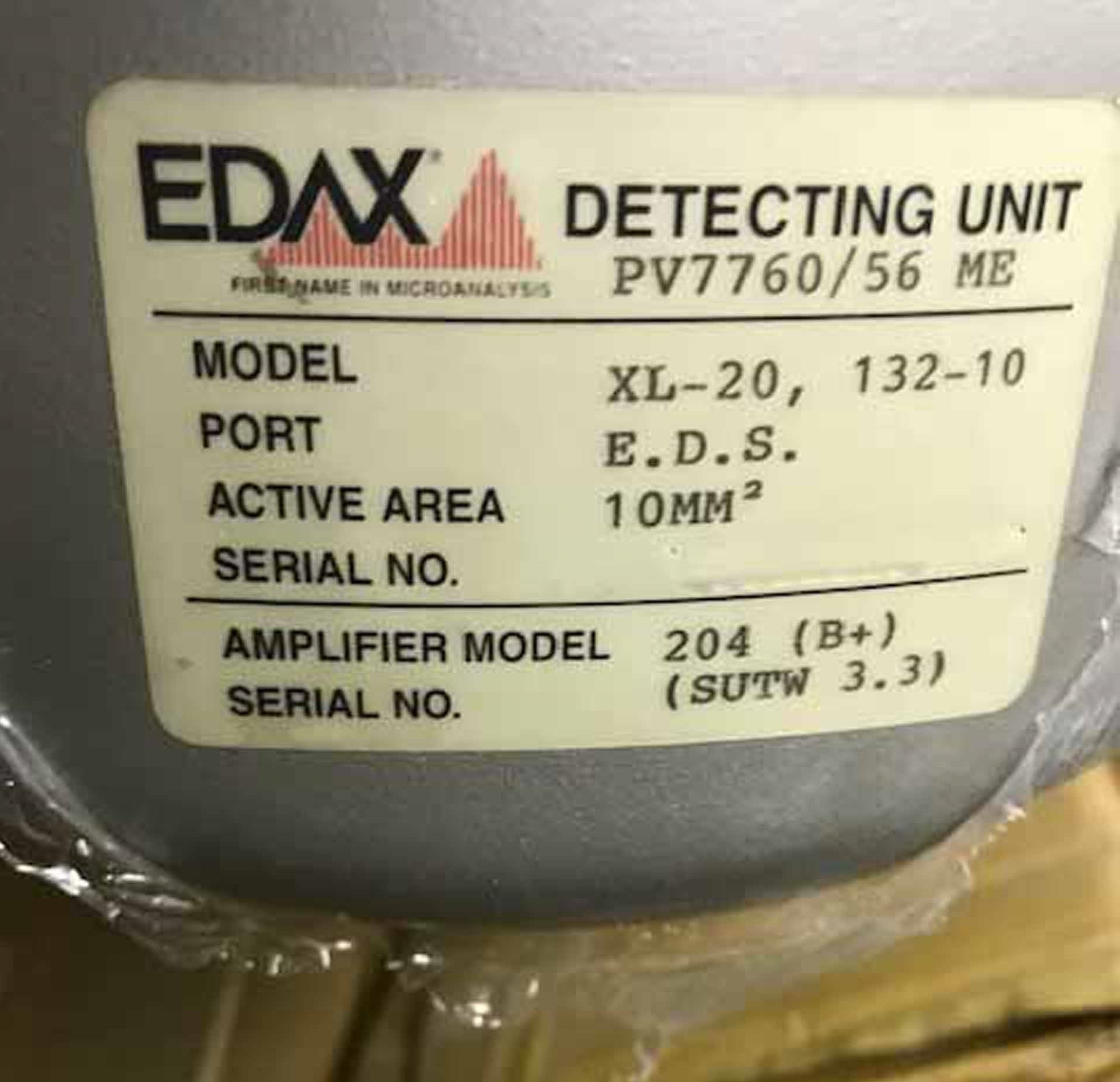 图为 已使用的 EDAX EDX Detectors for XL-30 待售