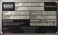 Photo Used EDWARDS / TEMESCAL VES-2550 For Sale