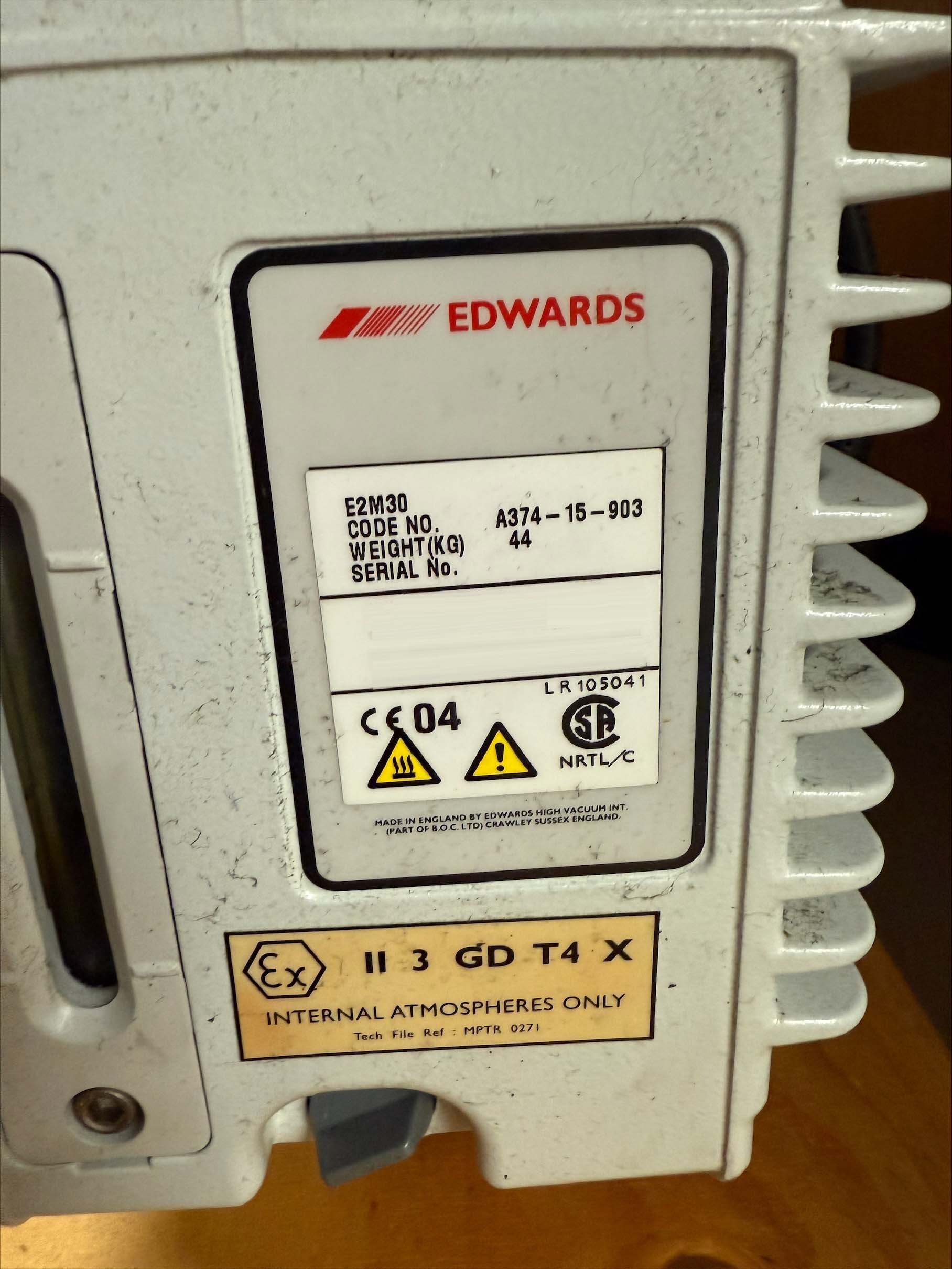 Photo Utilisé EDWARDS 30 À vendre