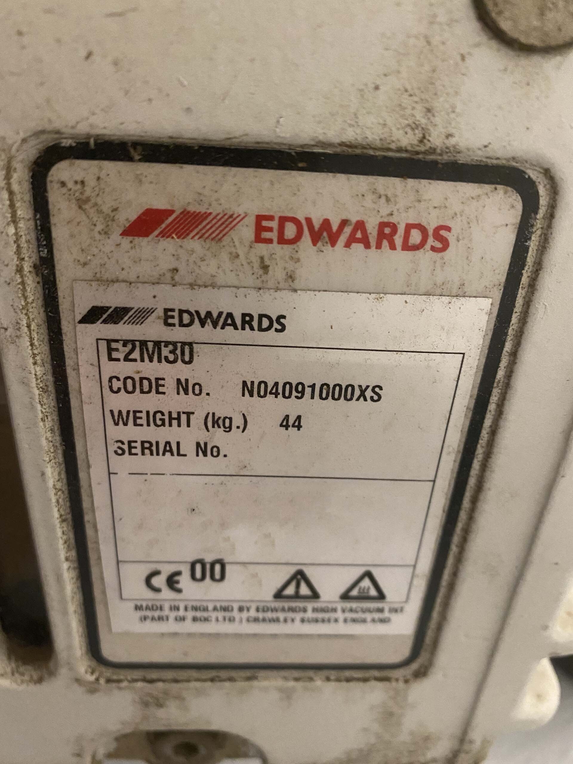 图为 已使用的 EDWARDS E2M30 待售