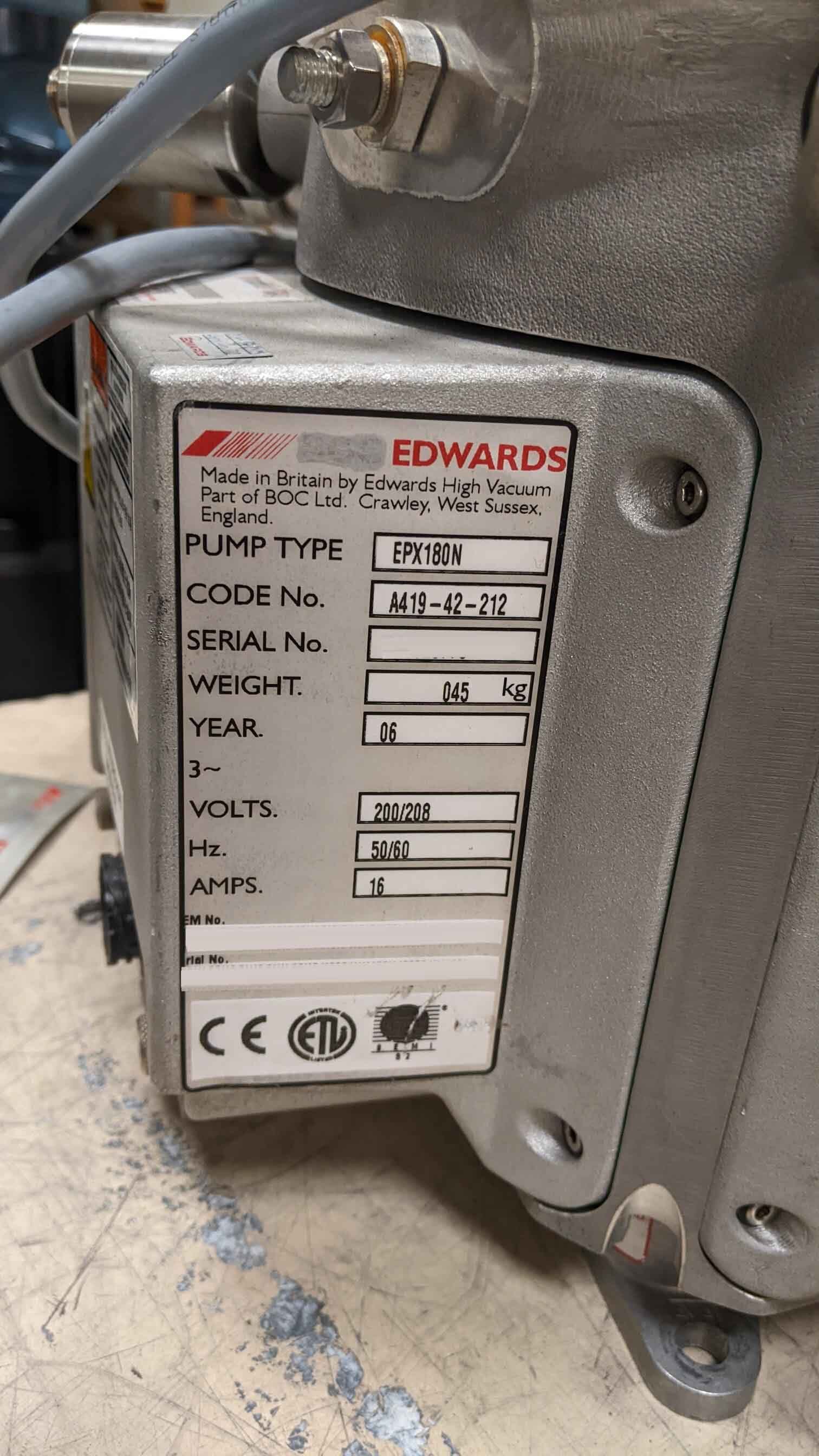フォト（写真） 使用される EDWARDS EPX180N 販売のために