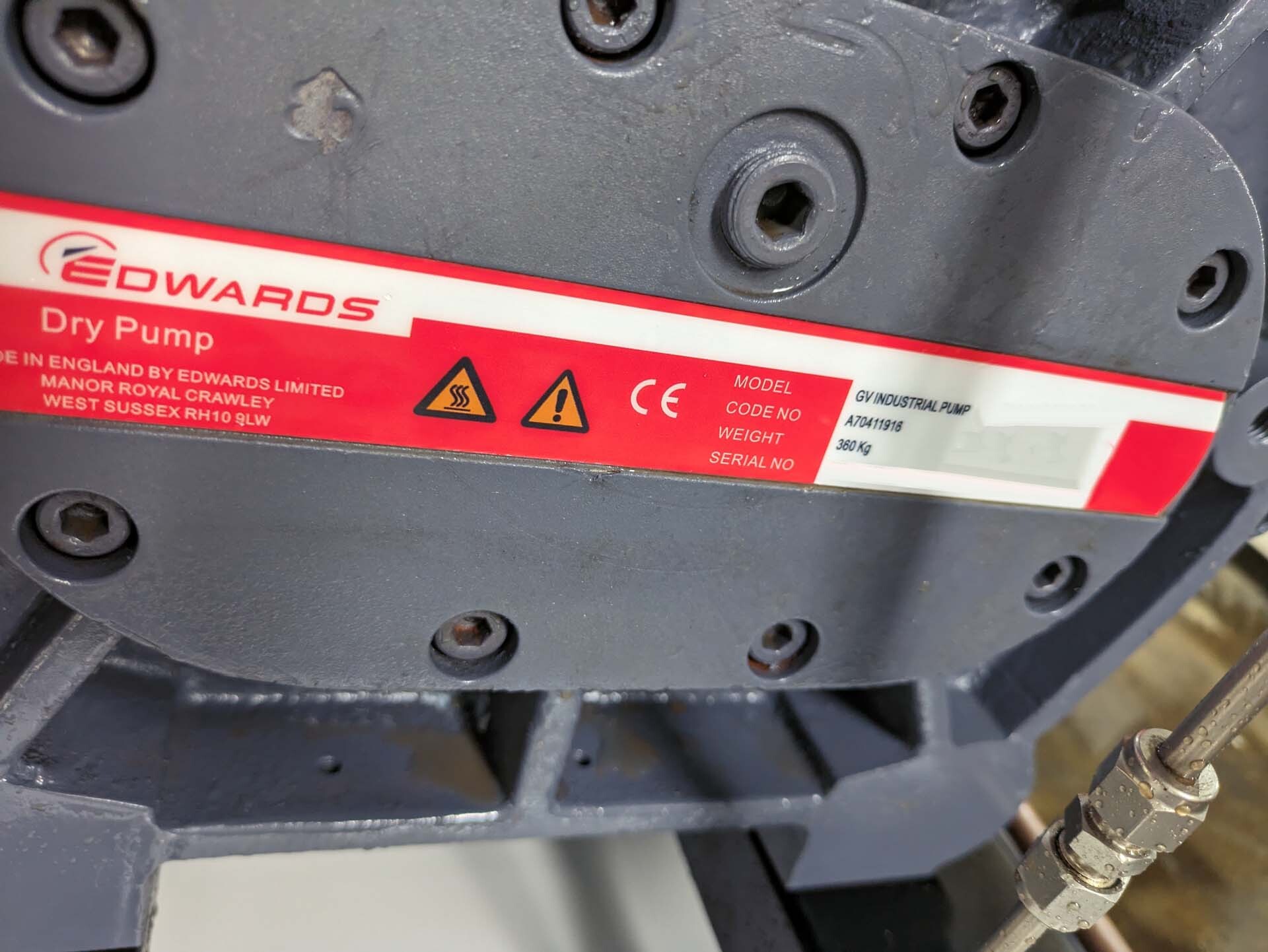 图为 已使用的 EDWARDS GV 160 待售