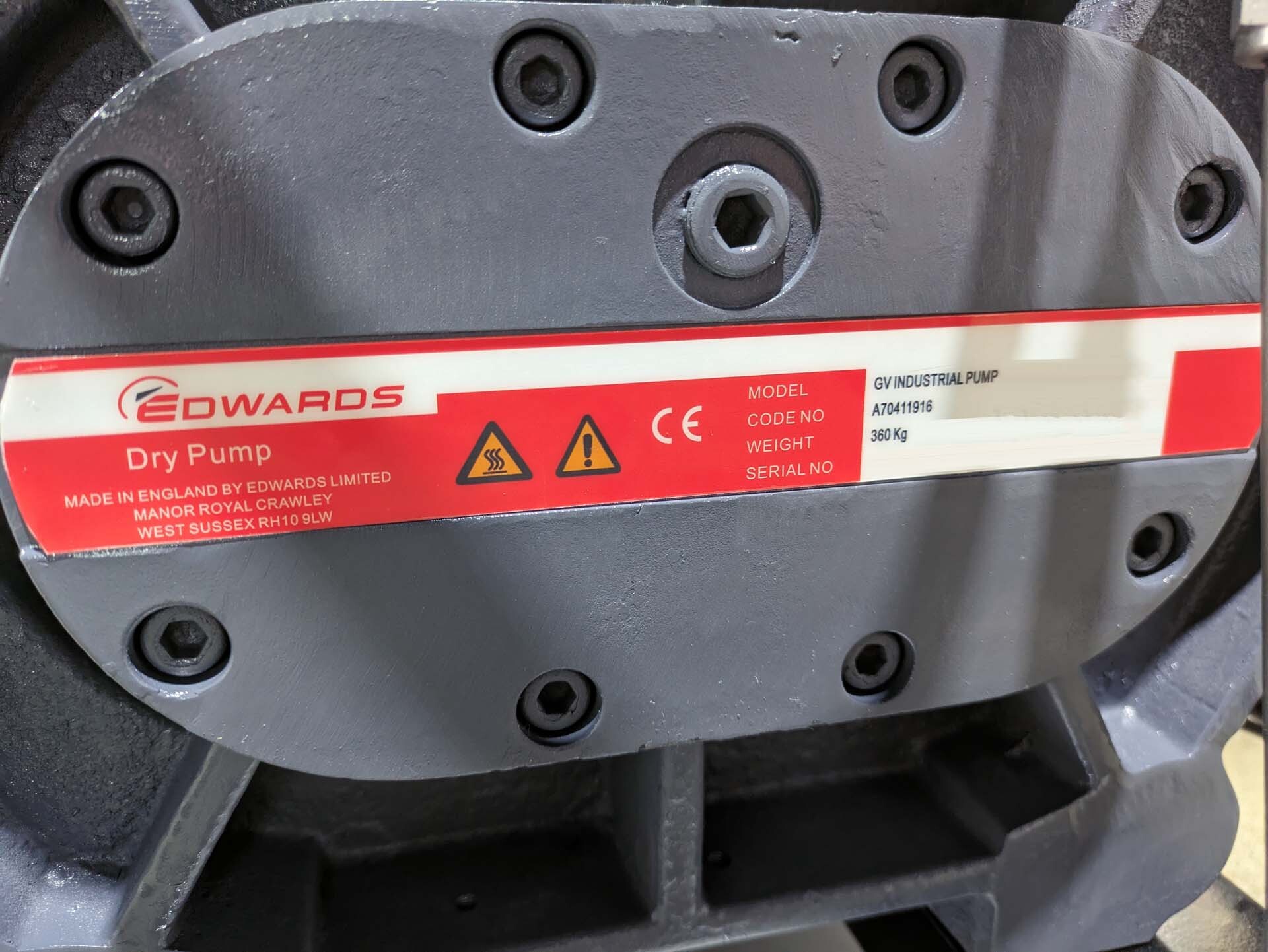图为 已使用的 EDWARDS GV 160 待售