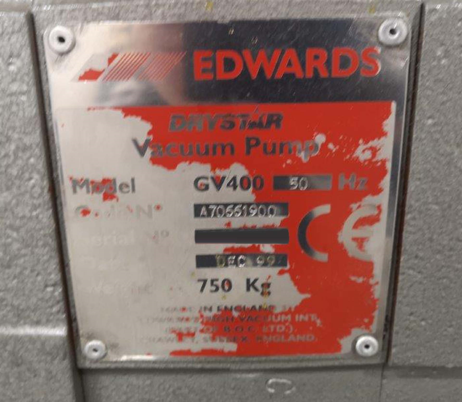 Photo Utilisé EDWARDS GV400 / EH1200 À vendre