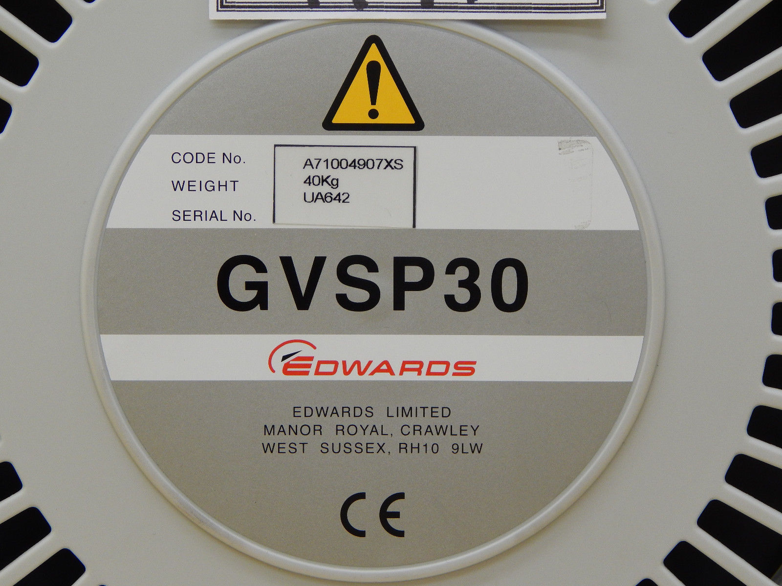 圖為 已使用的 EDWARDS GVSP30 待售