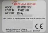 Photo Used EDWARDS IGX600N For Sale