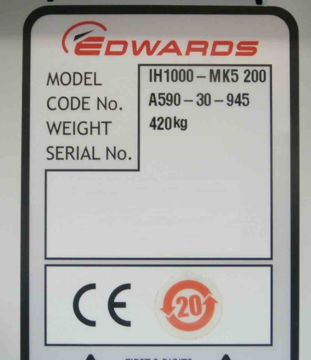 图为 已使用的 EDWARDS iH1000 MK5 200 待售