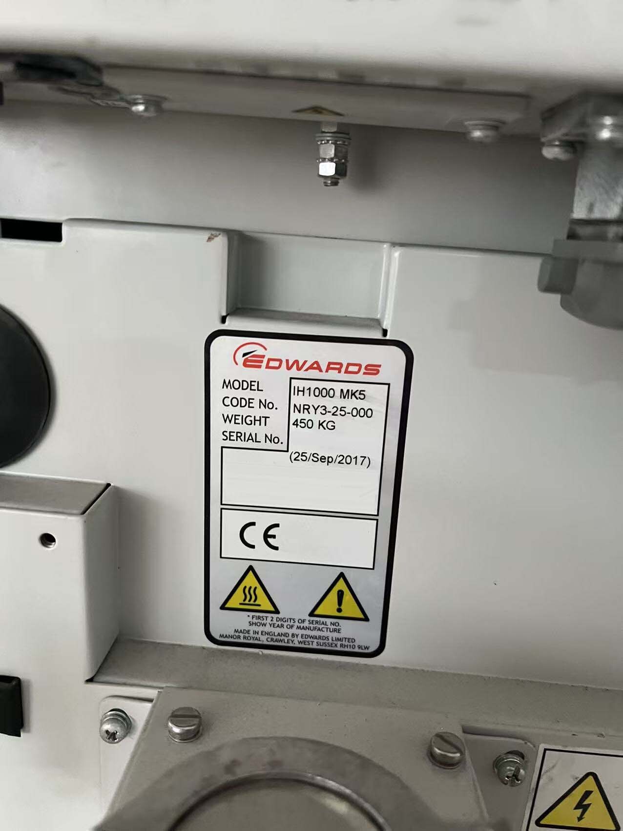 사진 사용됨 EDWARDS iH1000 MK5 판매용