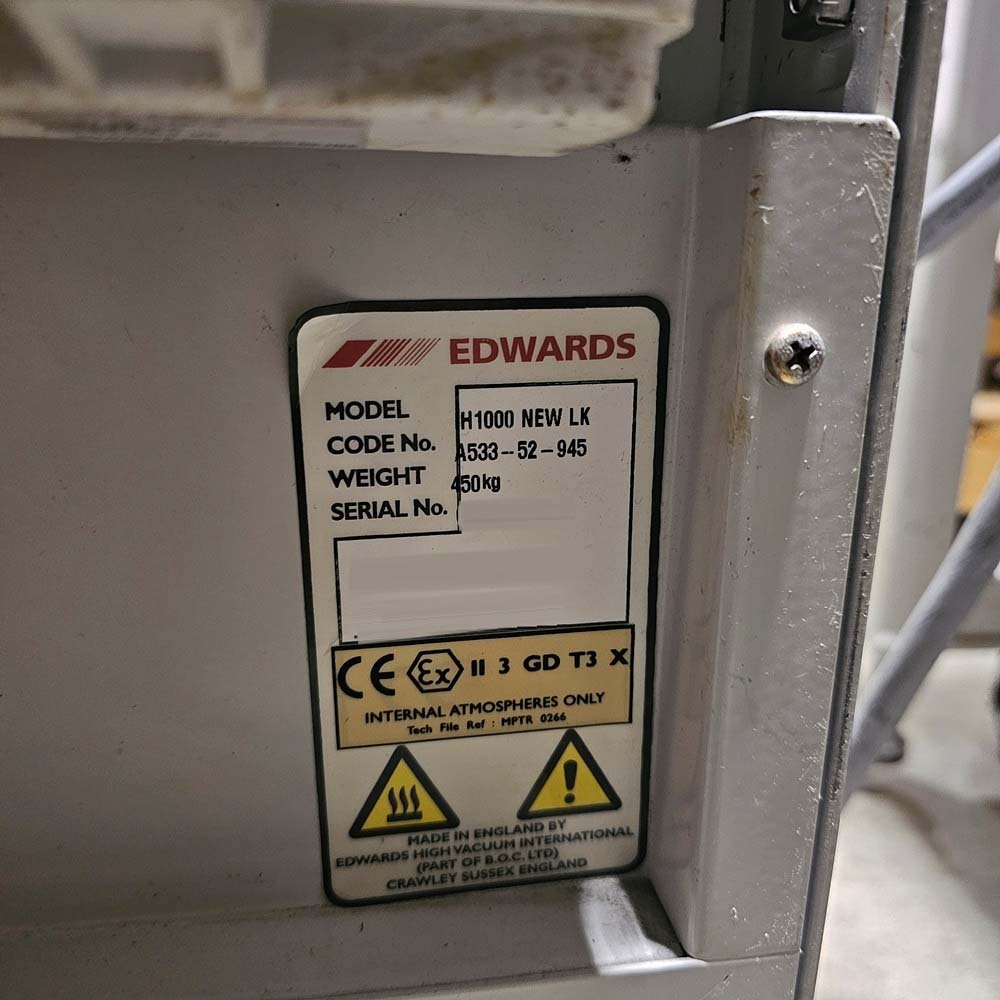 圖為 已使用的 EDWARDS IH1000 NEW LK 待售