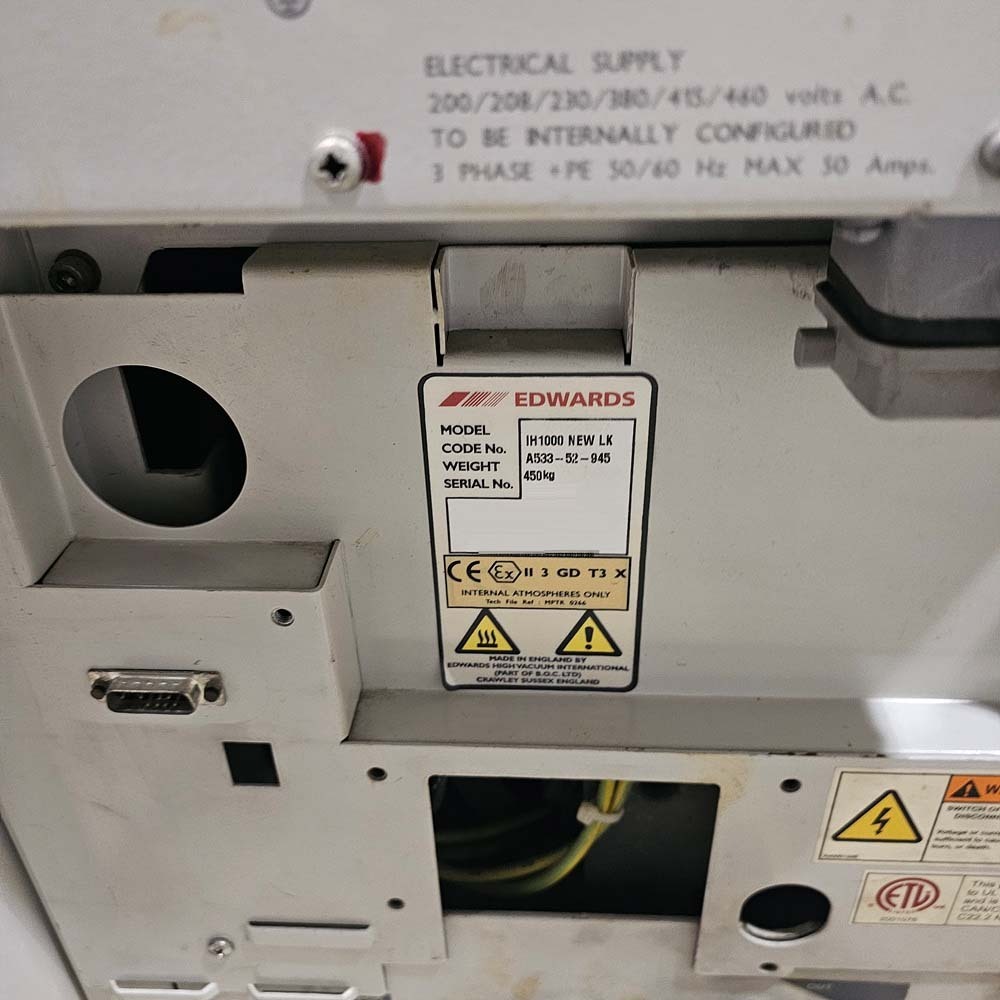 圖為 已使用的 EDWARDS IH1000 NEW LK 待售