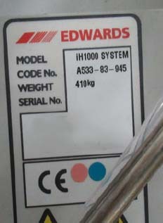 Foto Verwendet EDWARDS iH1000 Zum Verkauf