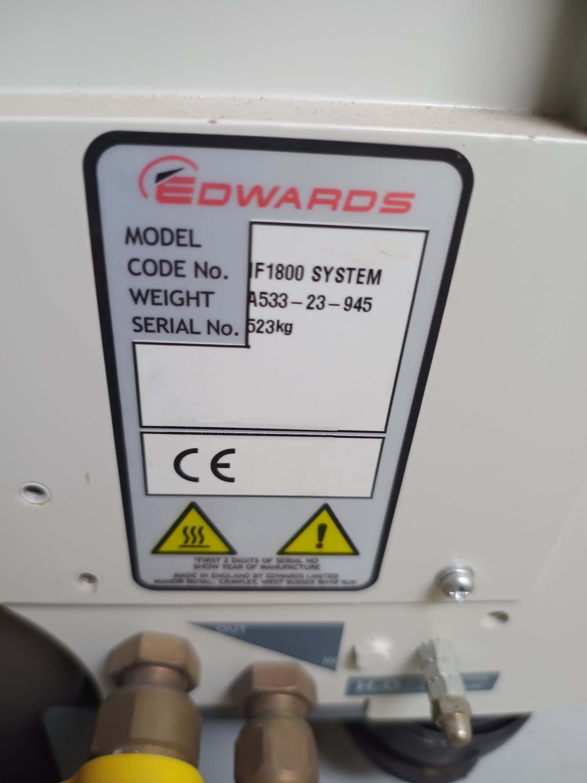 图为 已使用的 EDWARDS iH1800 HTF 待售