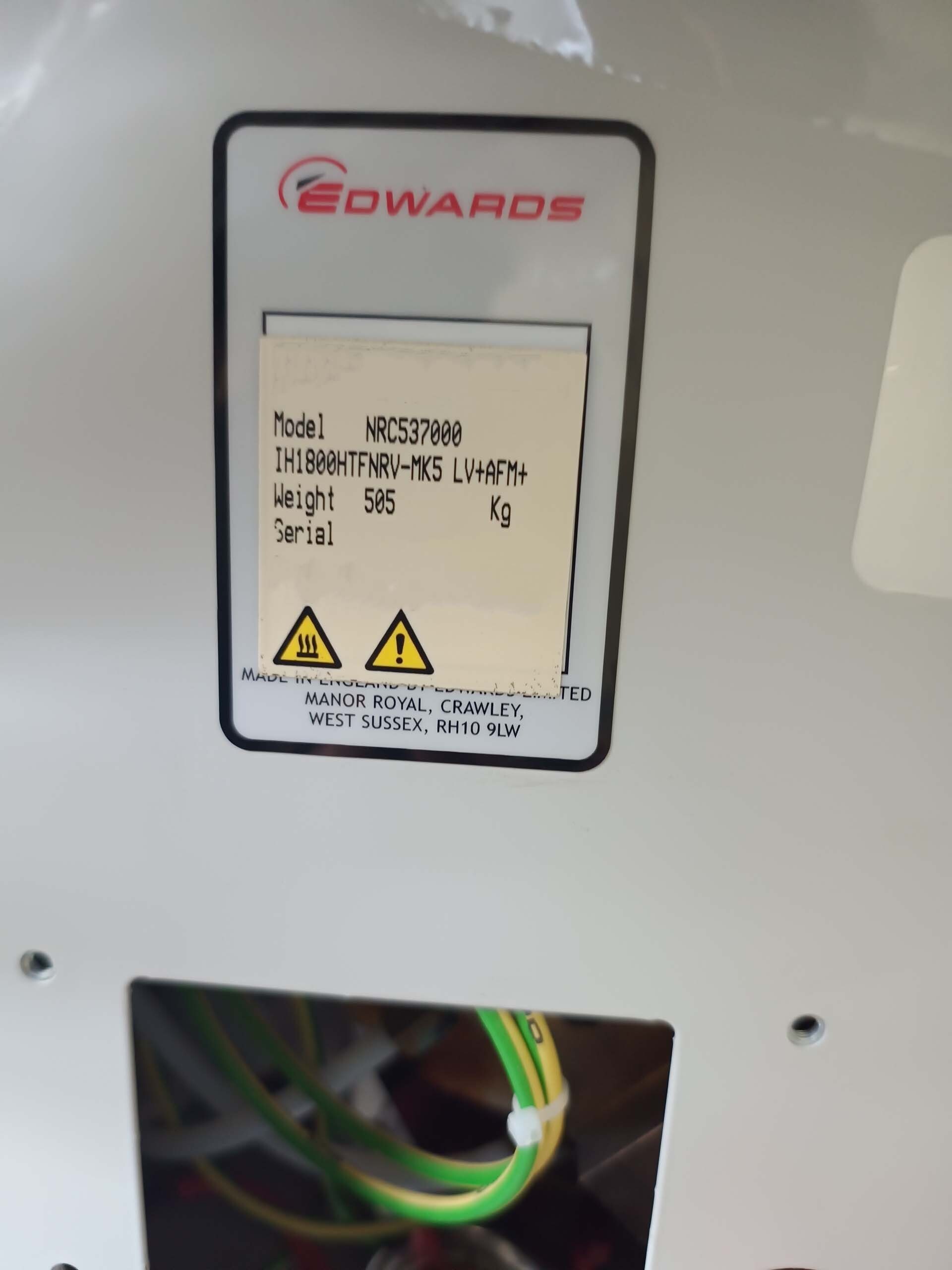 图为 已使用的 EDWARDS iH1800 HTF 待售