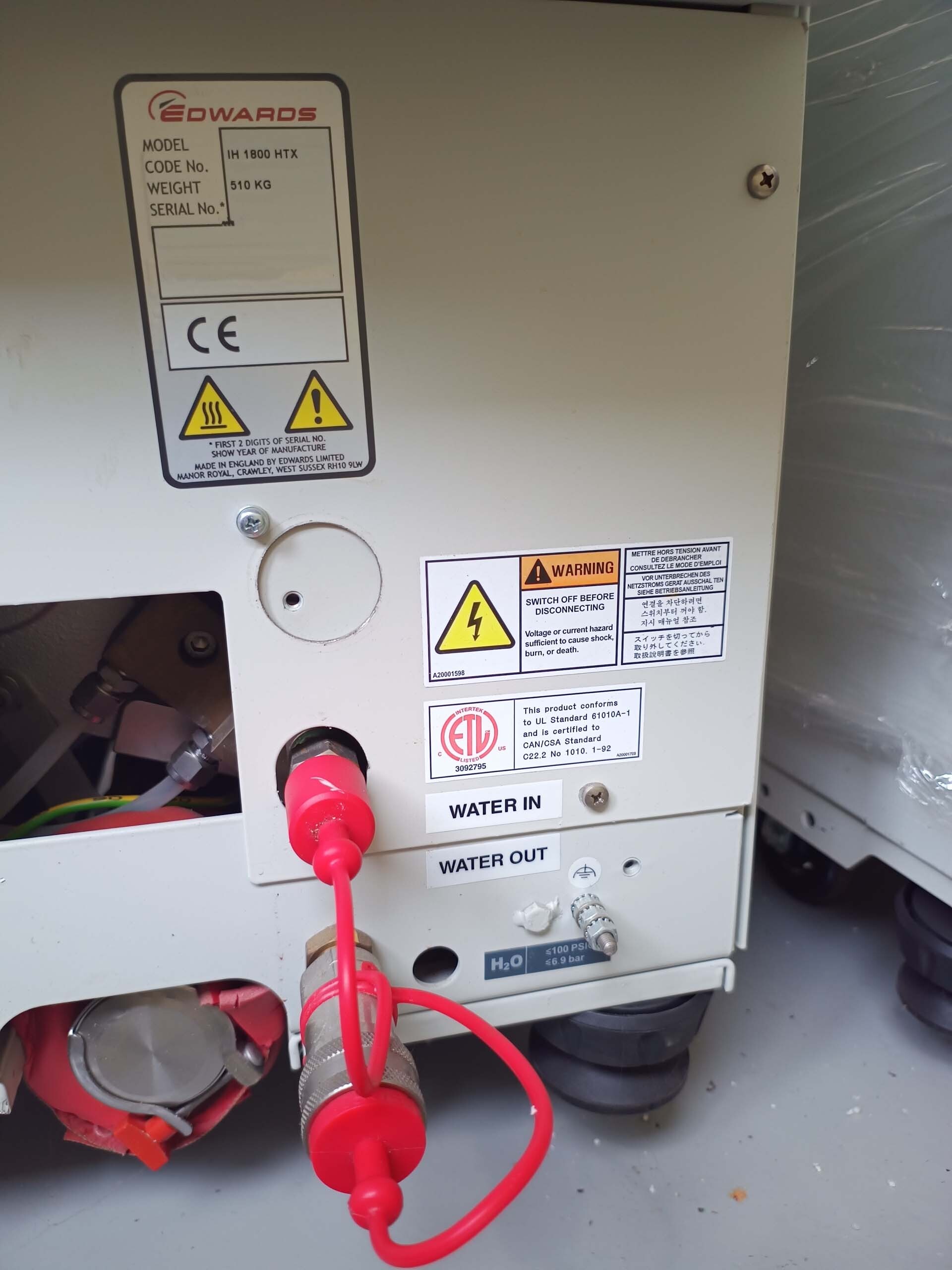 图为 已使用的 EDWARDS iH1800 HTX 待售