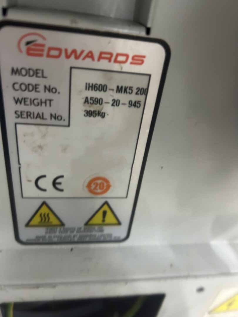 Photo Used EDWARDS iH600 MK5 200 For Sale