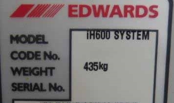 圖為 已使用的 EDWARDS iH600 待售