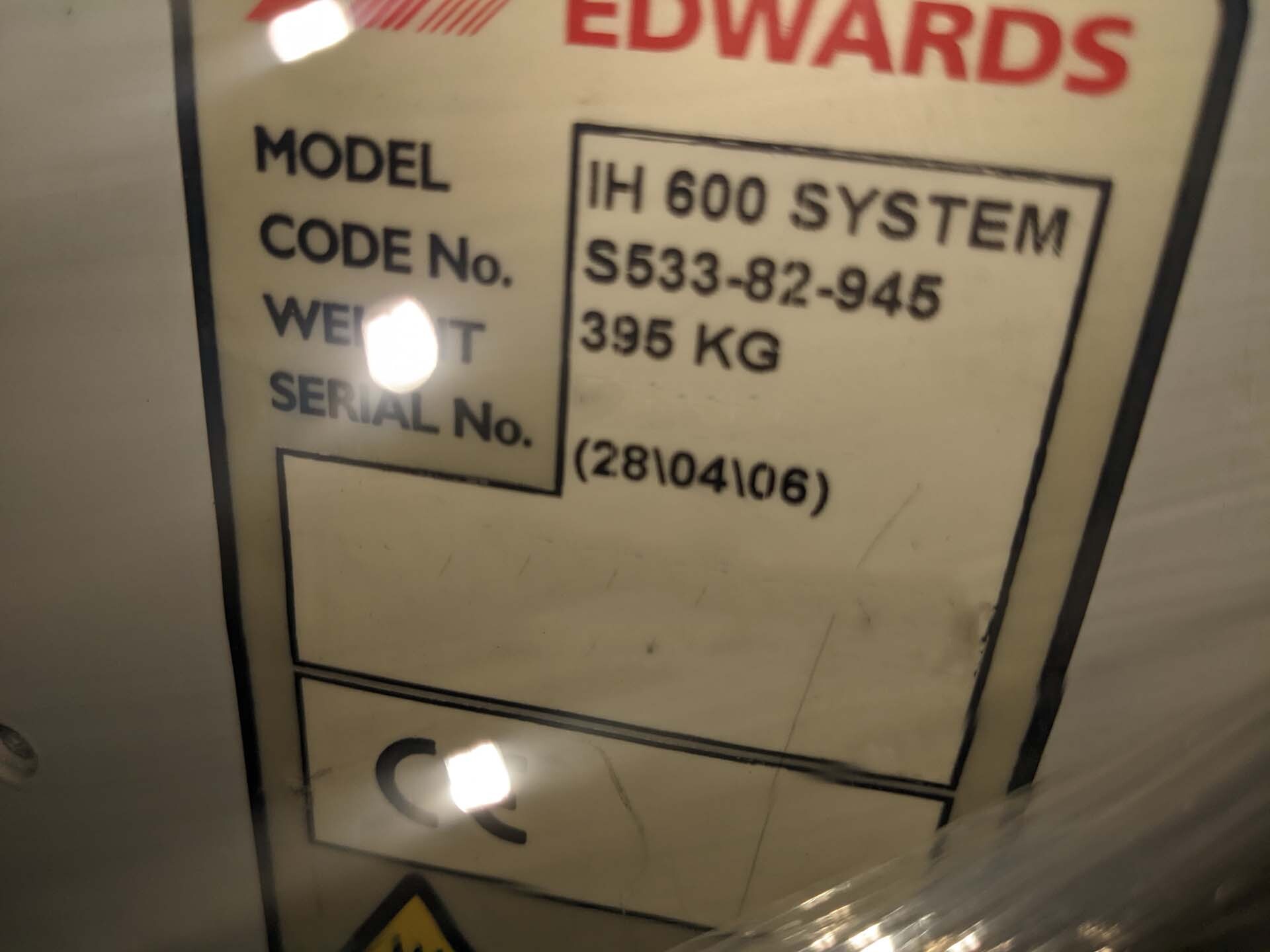 圖為 已使用的 EDWARDS iH600 待售