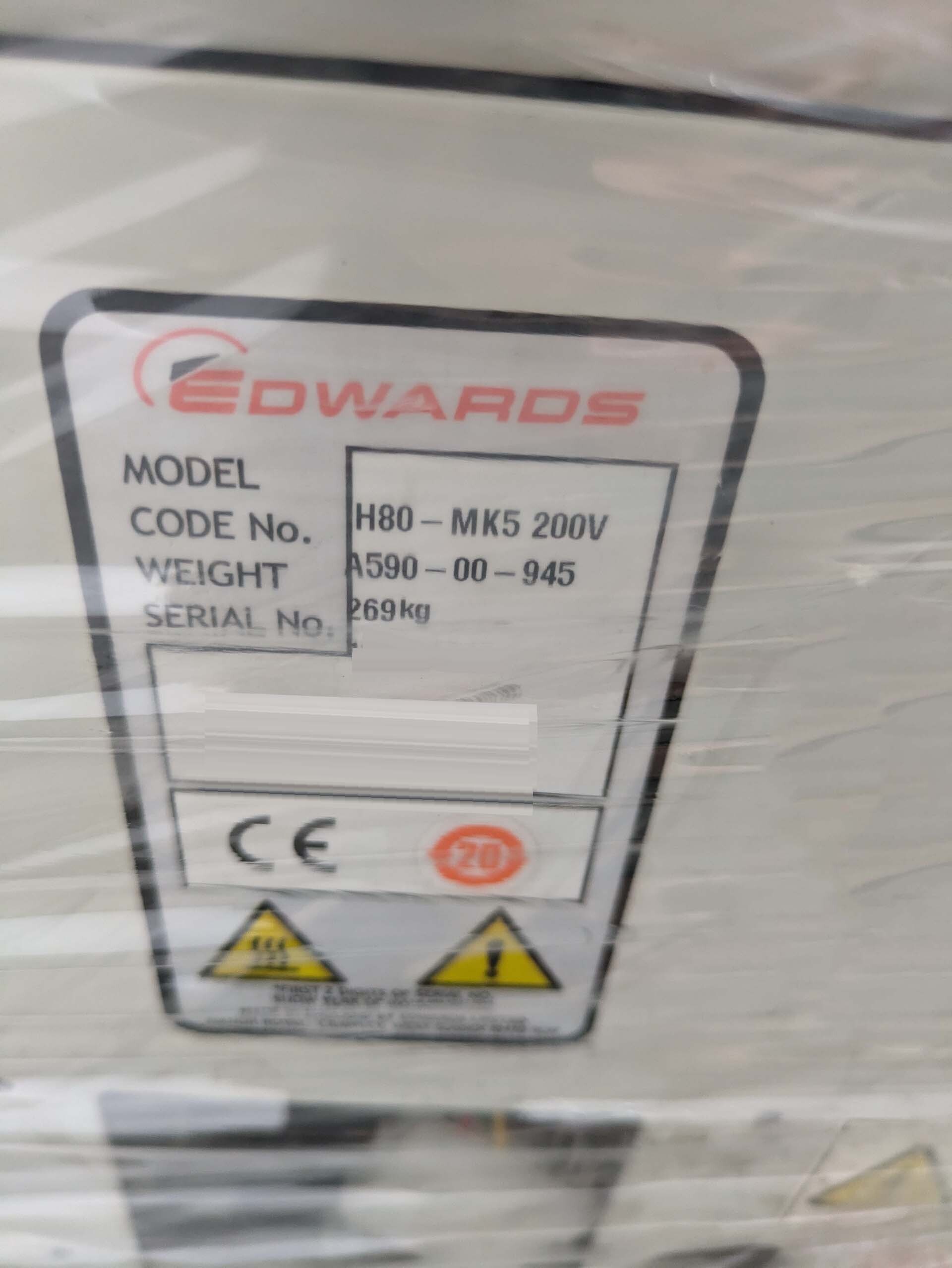 Photo Used EDWARDS iH80 For Sale