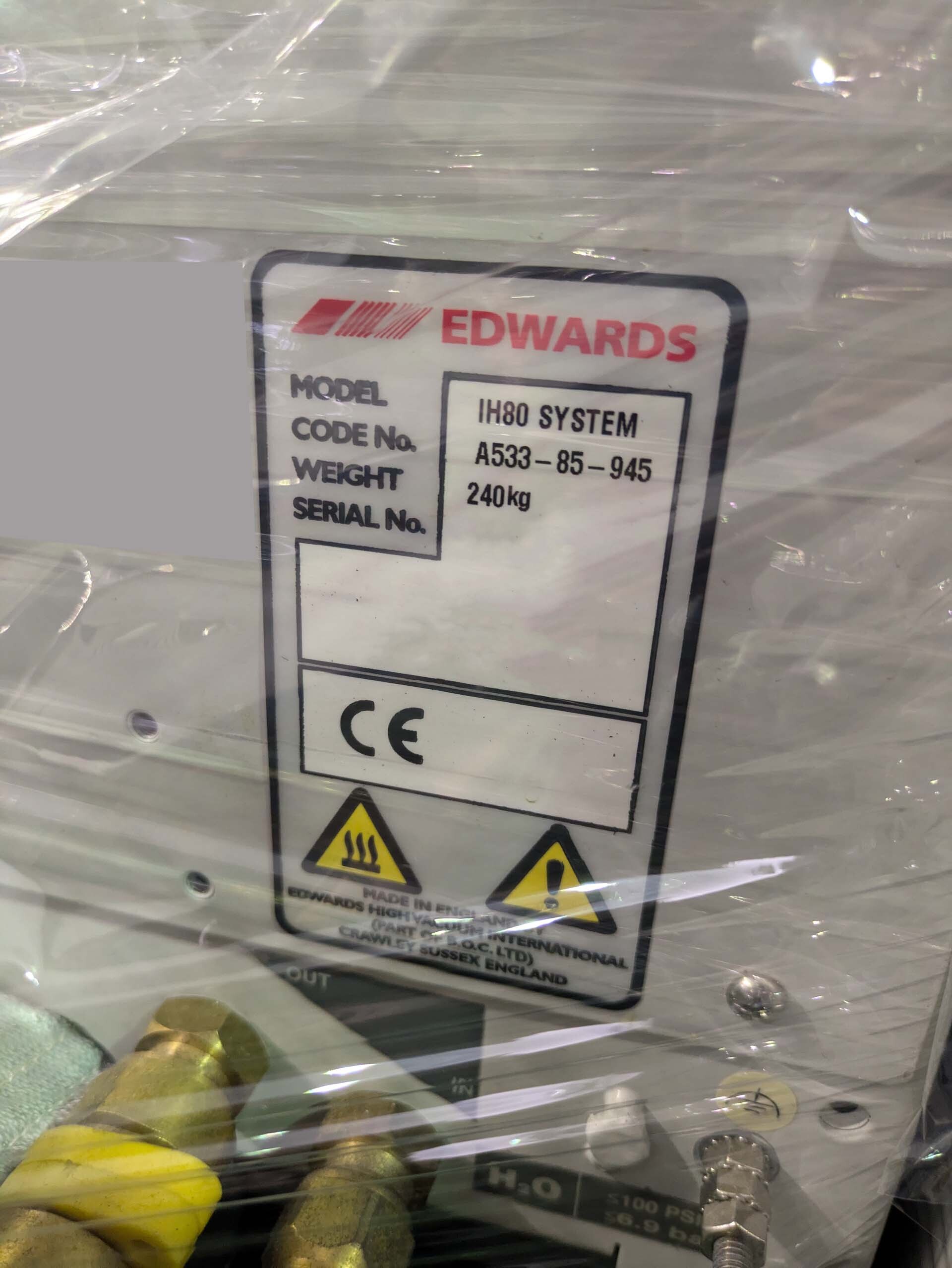 사진 사용됨 EDWARDS iH80 판매용
