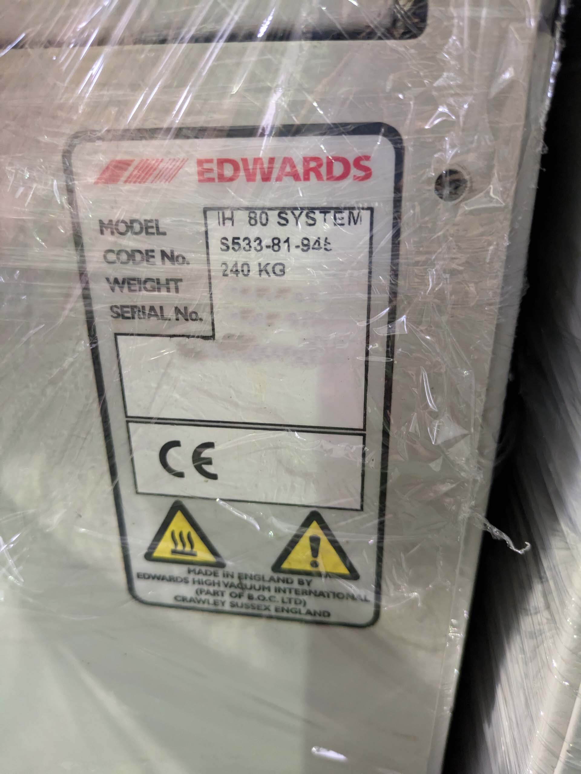 사진 사용됨 EDWARDS iH80 판매용