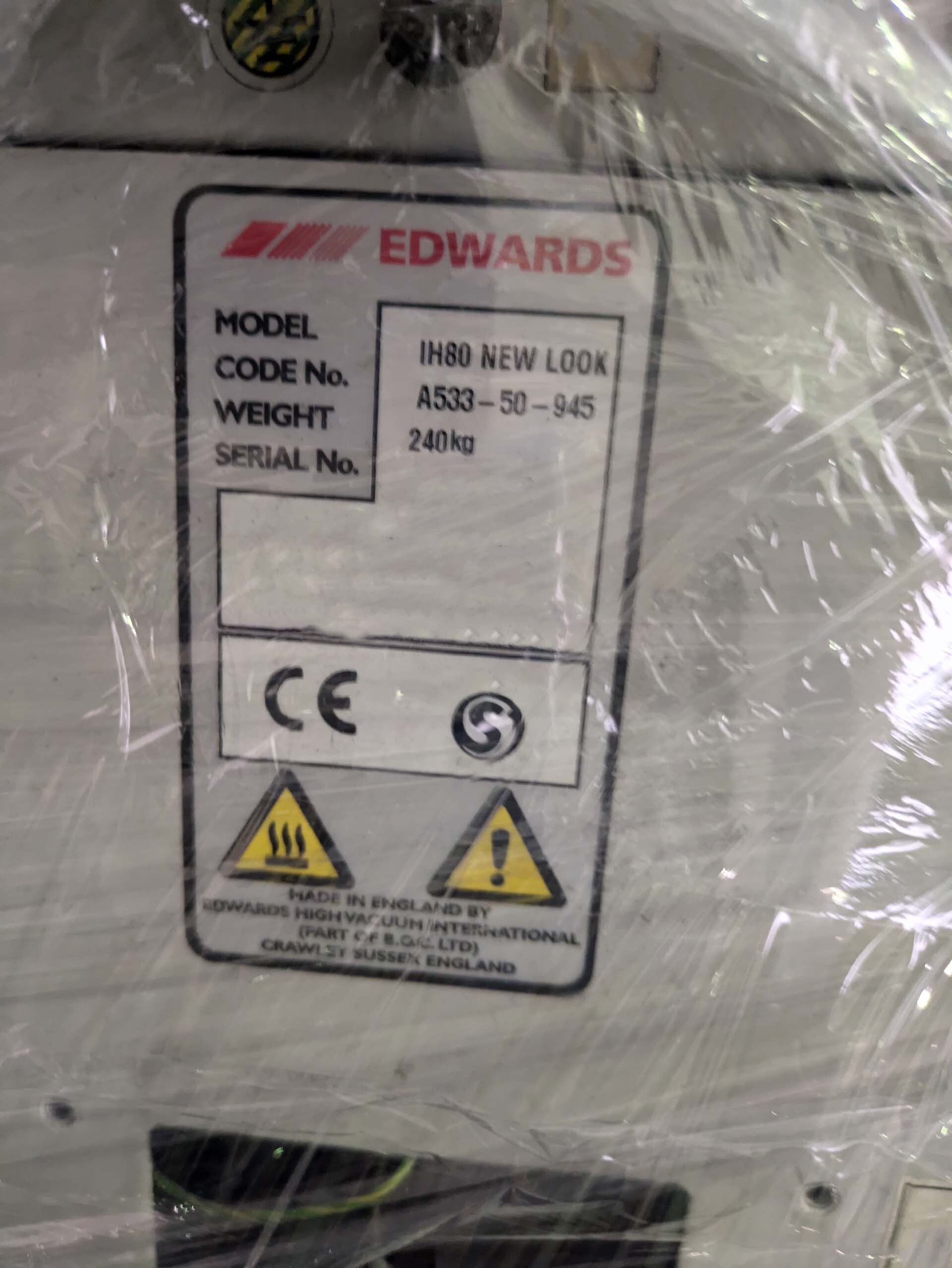 사진 사용됨 EDWARDS iH80 판매용