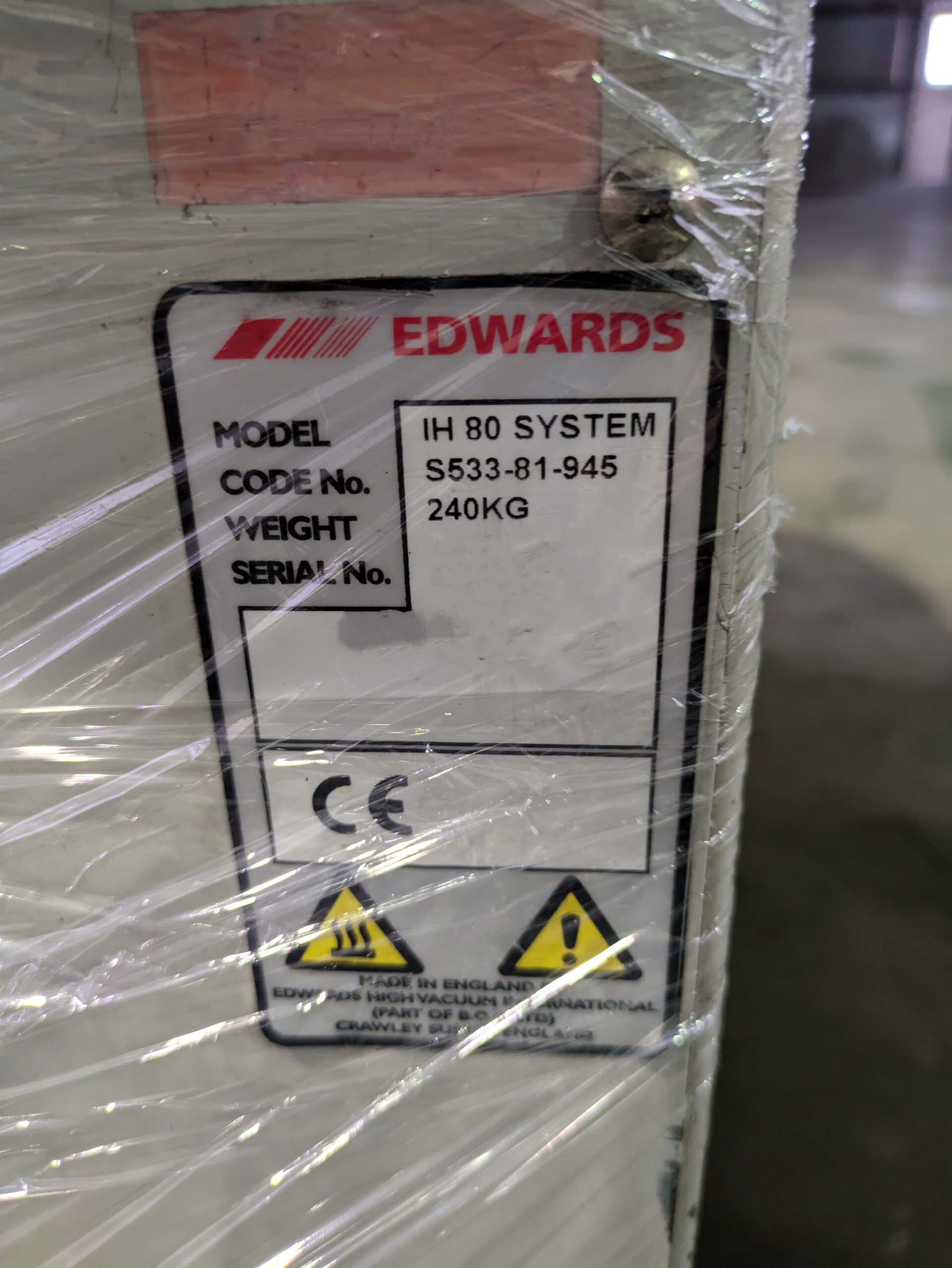 사진 사용됨 EDWARDS iH80 판매용