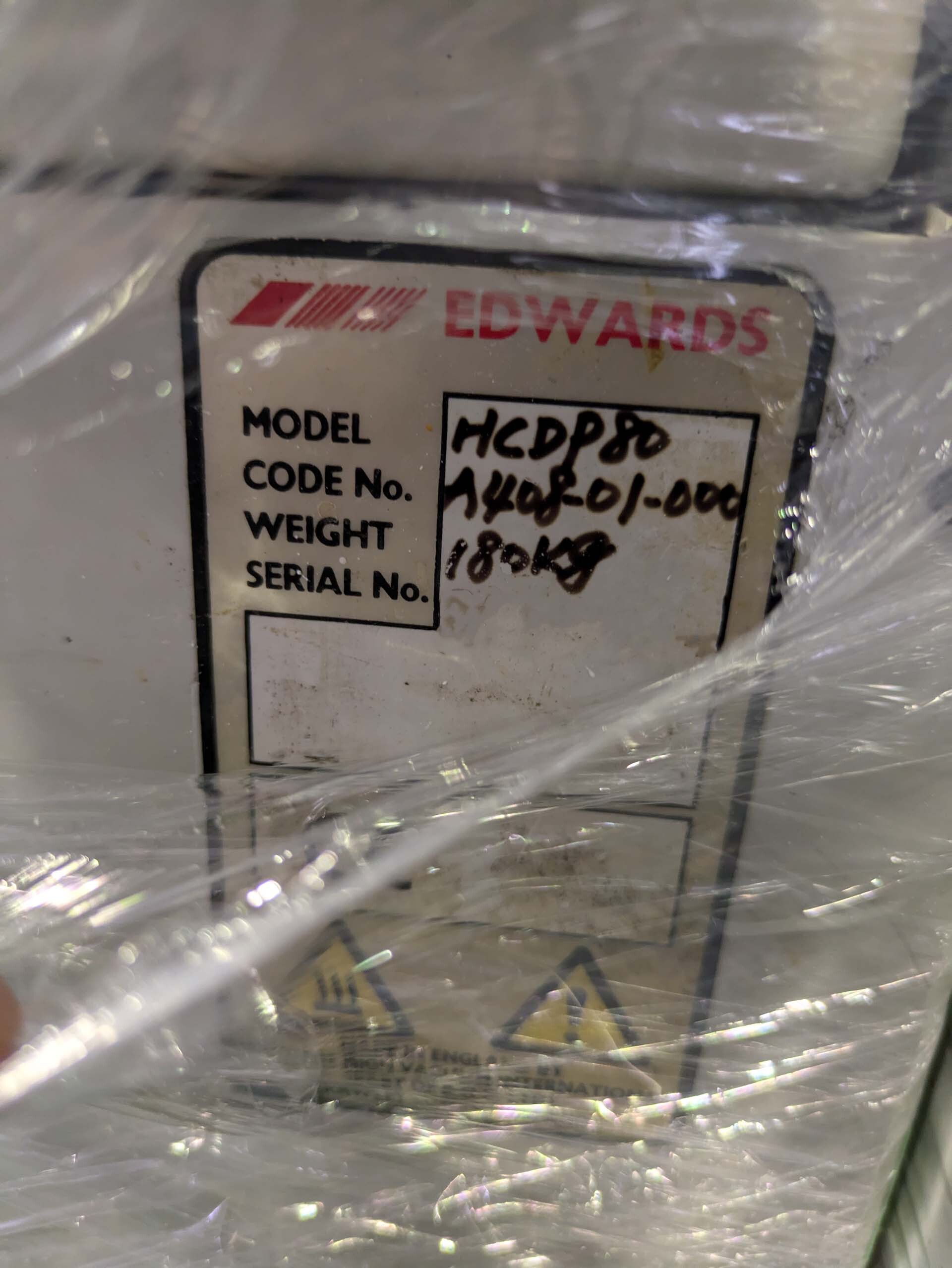 사진 사용됨 EDWARDS iH80 판매용