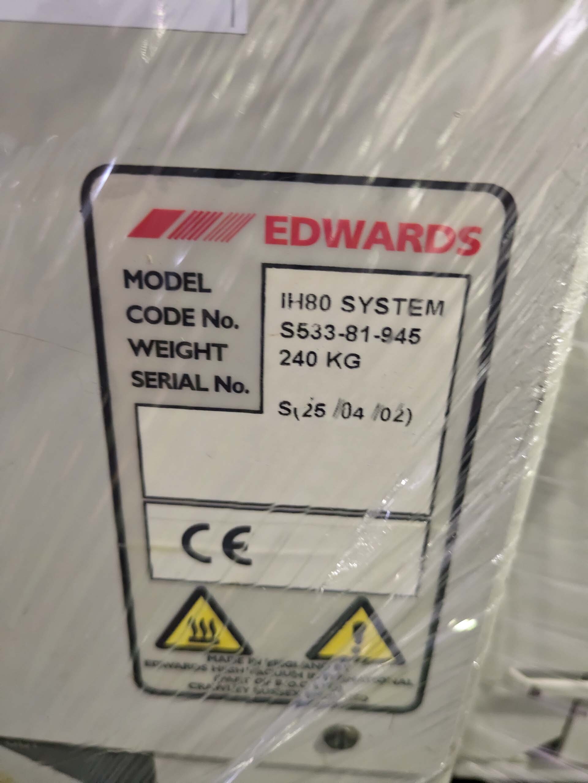 사진 사용됨 EDWARDS iH80 판매용