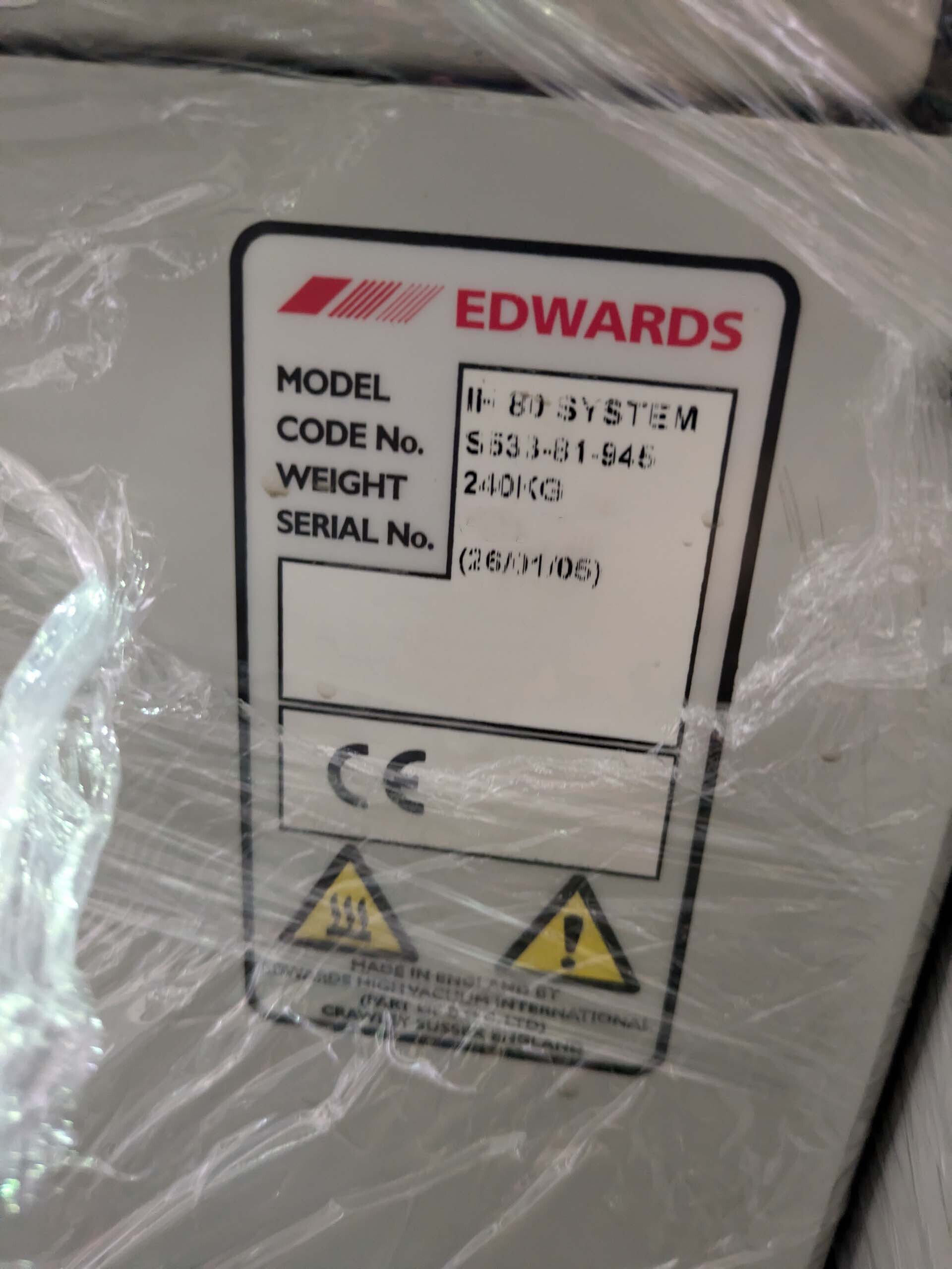 사진 사용됨 EDWARDS iH80 판매용