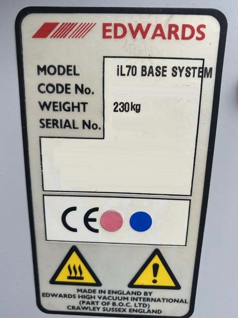 图为 已使用的 EDWARDS IL70 待售