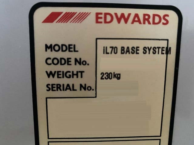 사진 사용됨 EDWARDS IL70 판매용