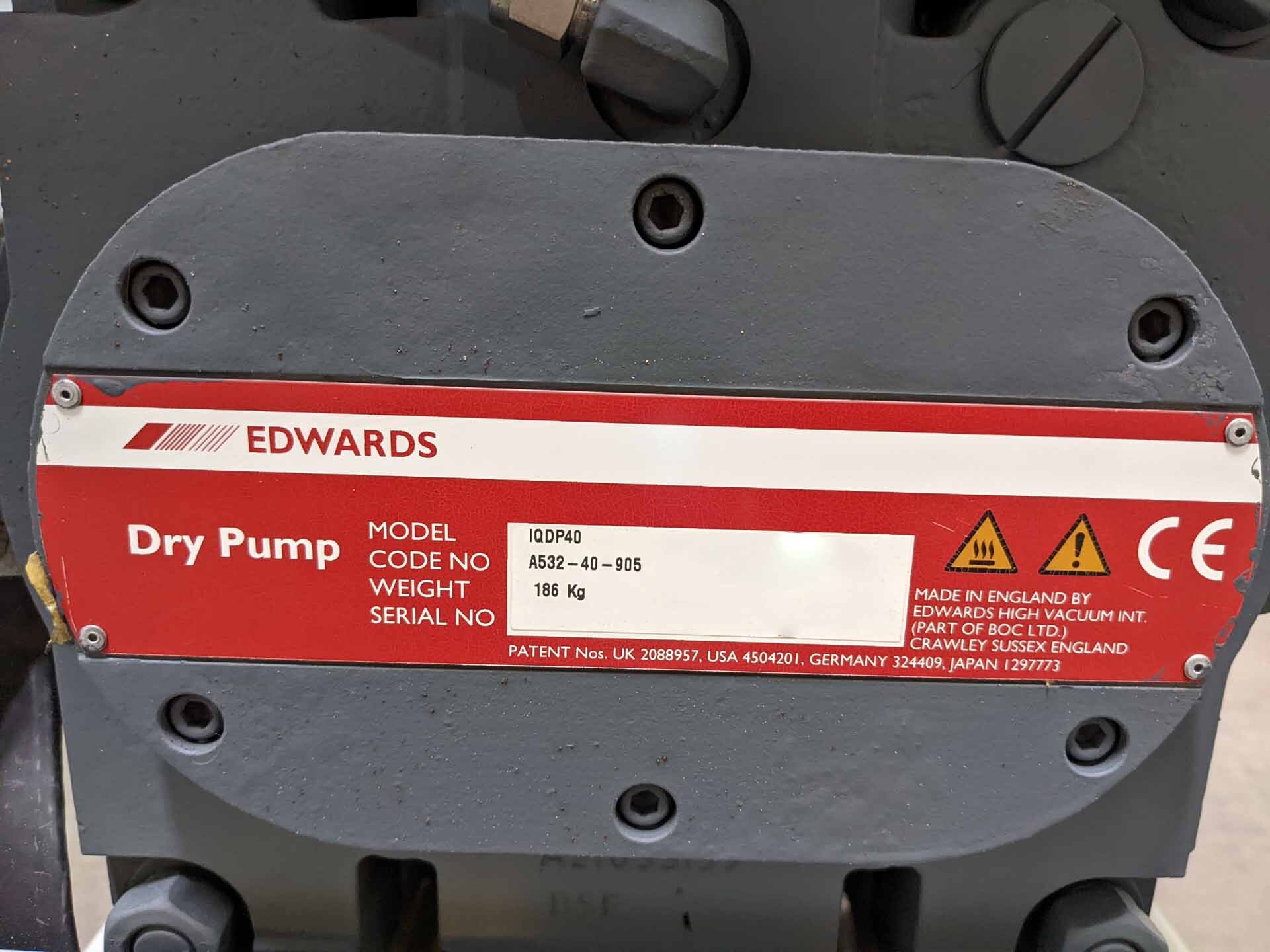 Photo Used EDWARDS iQDP40 For Sale