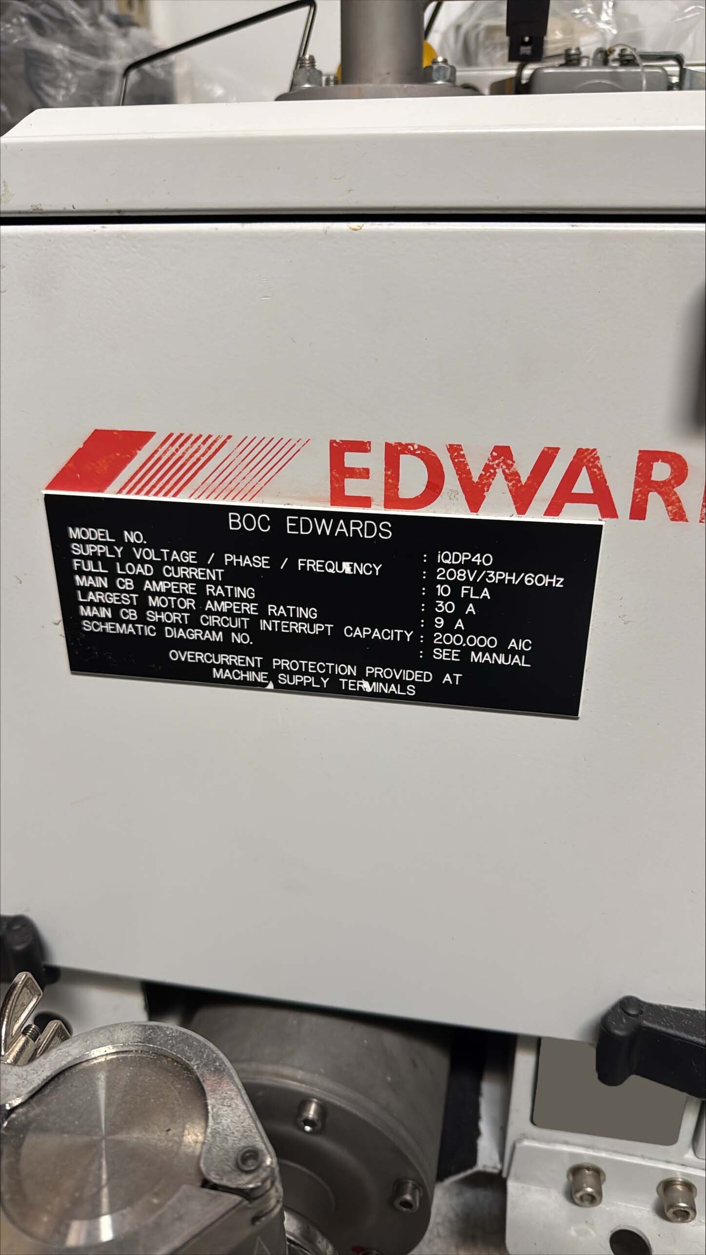 사진 사용됨 EDWARDS iQDP40 판매용
