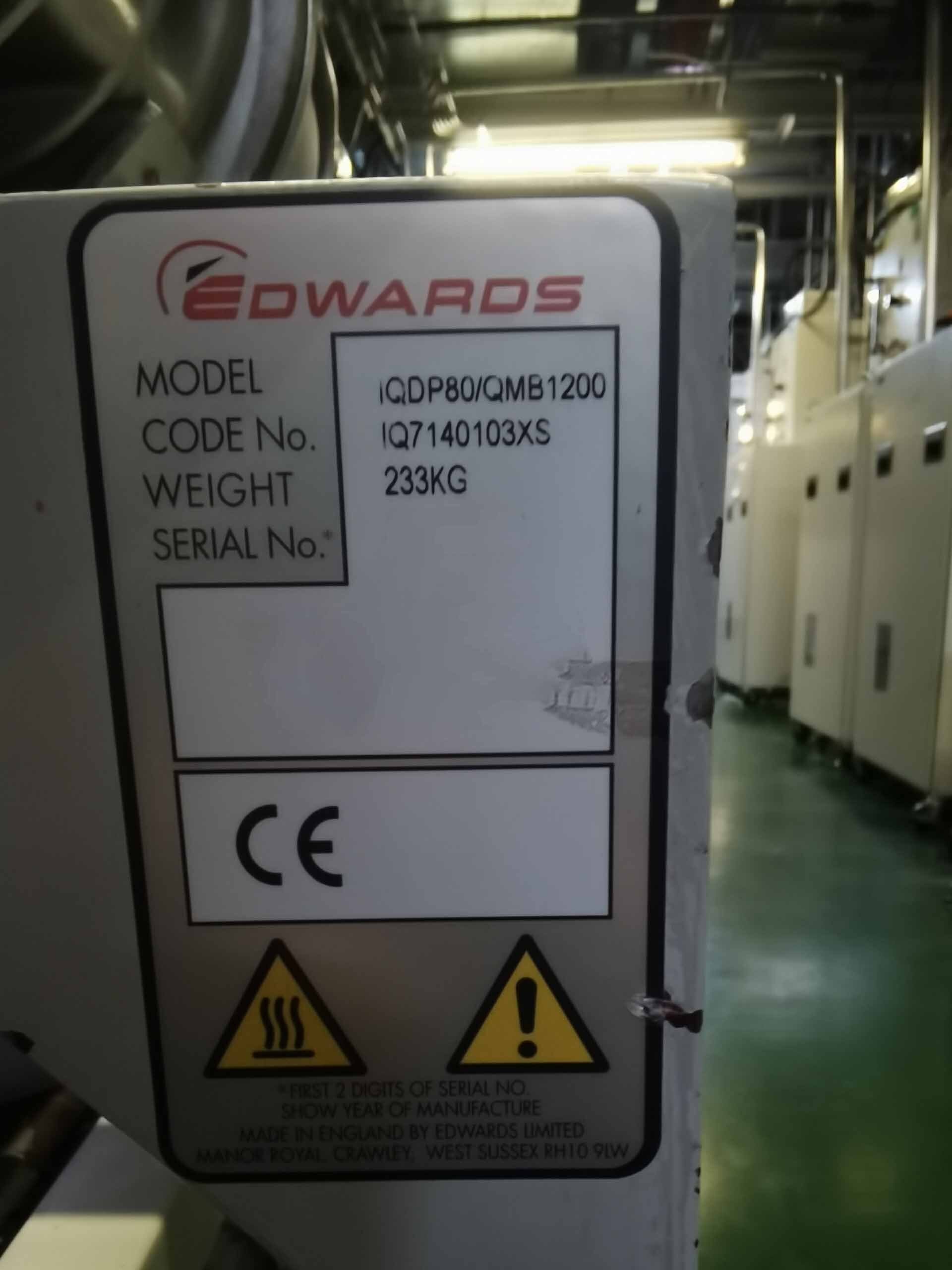 Photo Used EDWARDS iQDP80 / QMB1200 For Sale