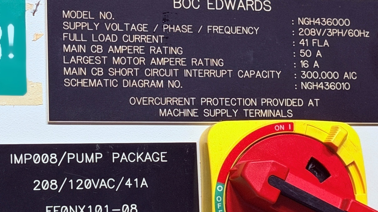 Foto Verwendet EDWARDS iQDP80 / QMB500 Zum Verkauf
