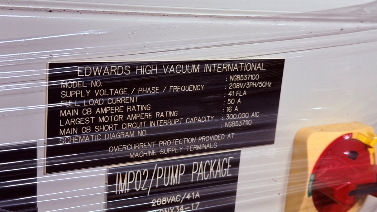 Foto Verwendet EDWARDS iQDP80 / QMB500 Zum Verkauf