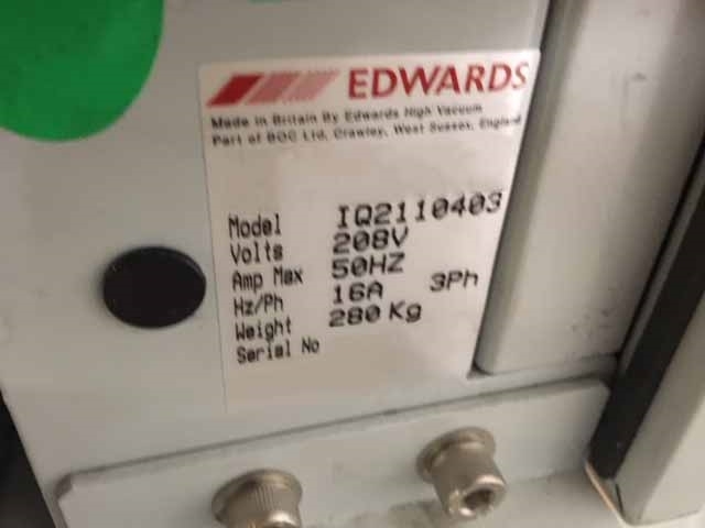 Photo Used EDWARDS iQDP80 For Sale